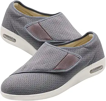 Hombre Zapatos ortopédicos Ajustables Zapatillas Mujer Extra Ancho Zapatos Senderismo Antideslizantes Outdoor Zapatillas Montaña Transpirables Calzado Deporte Running Correr