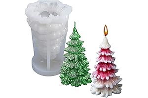 Christmas Tree Candle Mold: Festive Silicone Mold for DIY Candle Creations
