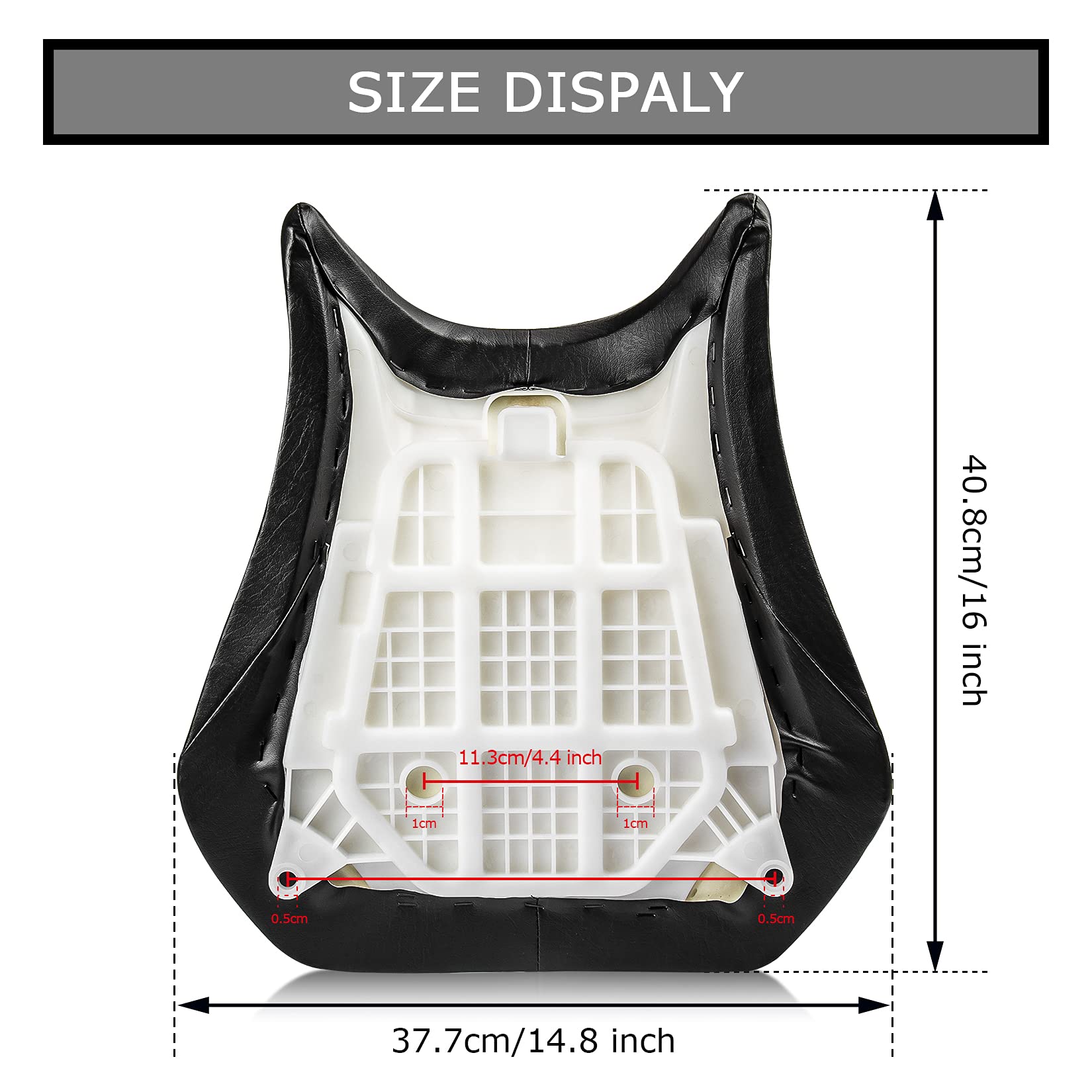 Motocicleta Delantero Rider Asiento Cojín para YZF R1 2002-2003