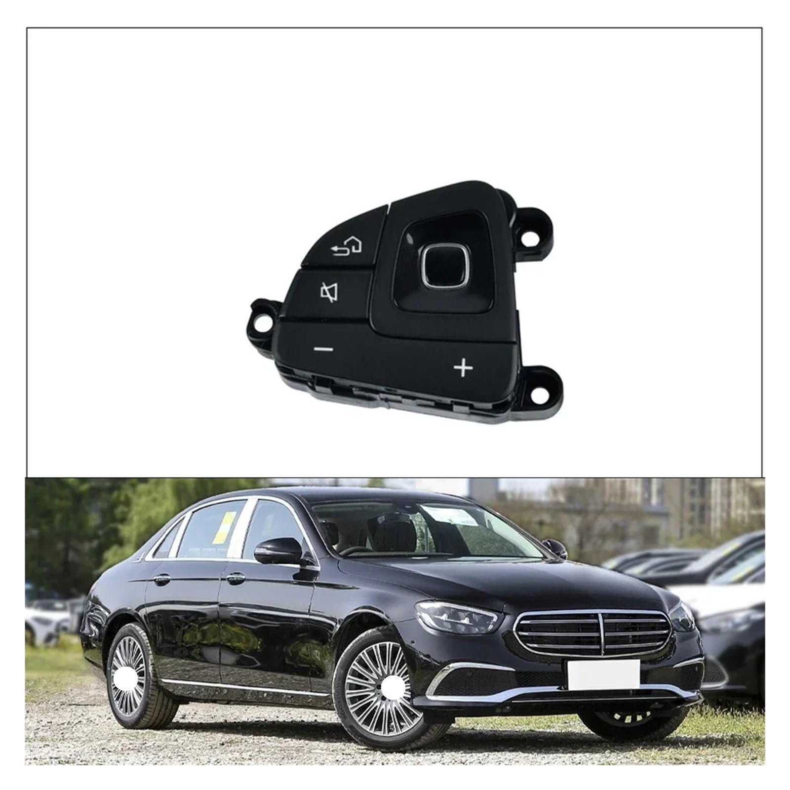 Gruppo pulsanti sul volante, compatibile con Classe E E300E350 W213 2016-2018 Interruttore di comando Guida a sinistra(Destra)(Left)