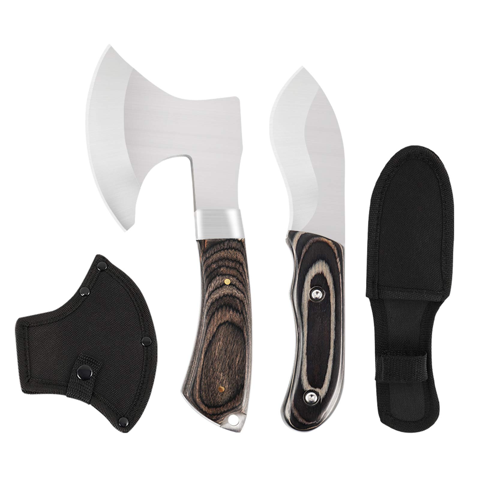 Hache De Survie Rothco 3-en-1 – Manche Acier, Lame Acier – Noire – Neuf