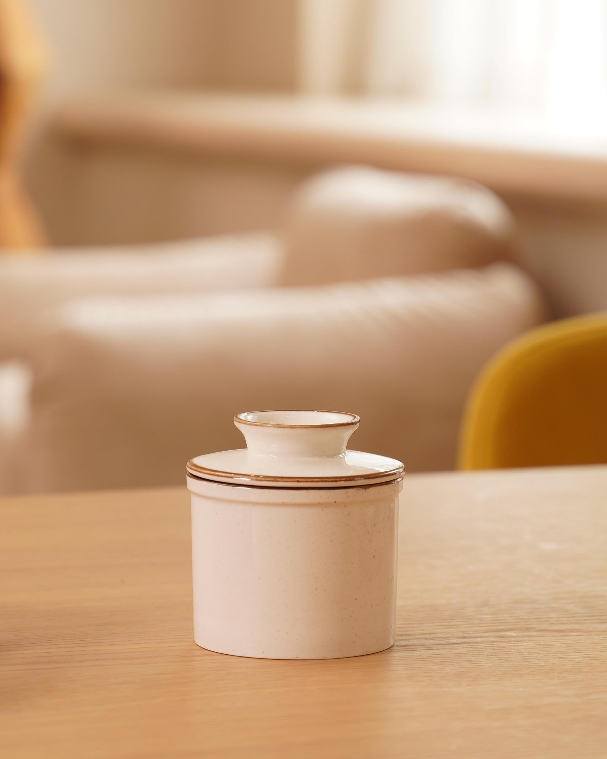 Burriera Francese In Ceramica DOWAN - Campana Per Burro Fresco Con Raffreddamento Ad Acqua - Foto 6