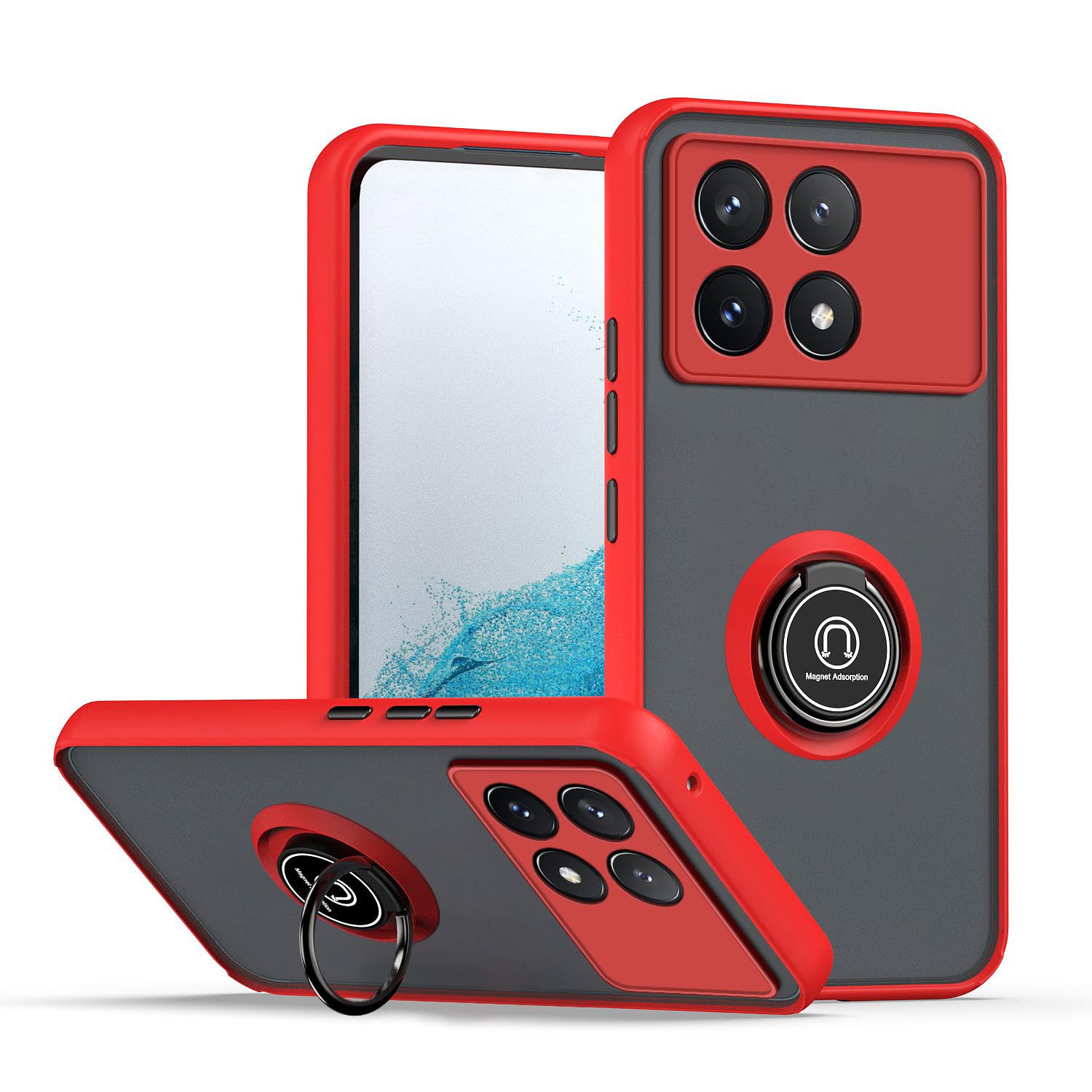 DESSEN Cover per Xiaomi Redmi Note 12 5G / Poco X5 5G - Silicone Custodia Antiurto Protezione Fotocamera Case Sottile e Morbida TPU Bumper Antishock Anti-Impronte, Nero