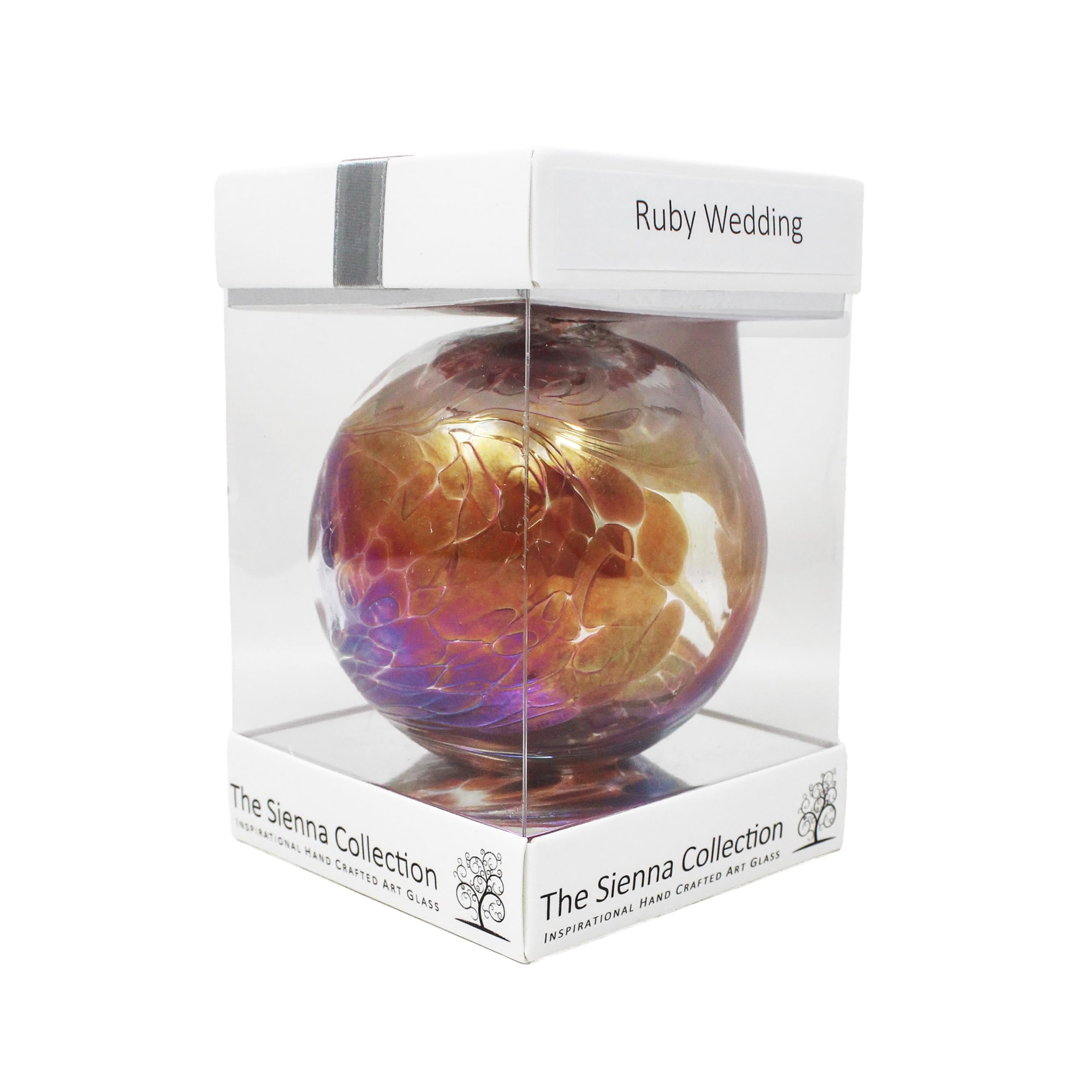 Sienna-Glass Sienna Glass 40Th Wedding 10Cm Friendship Ball