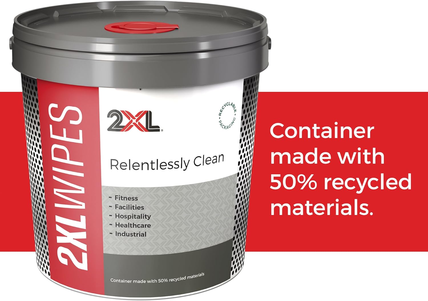 Super Seal Bucket, 3 Gal, Plastic, Grey