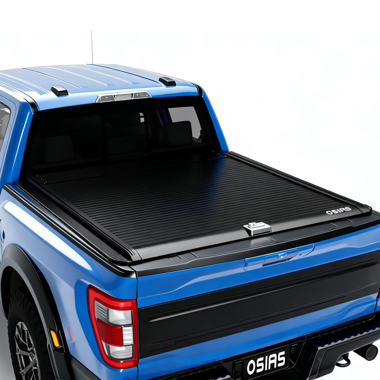 Photo 1 of 5.5FT Retractable Truck Bed Cover Hard Tonneau Cover for Ford 2015-2026 F-150 (66") with Password Lock Waterproof