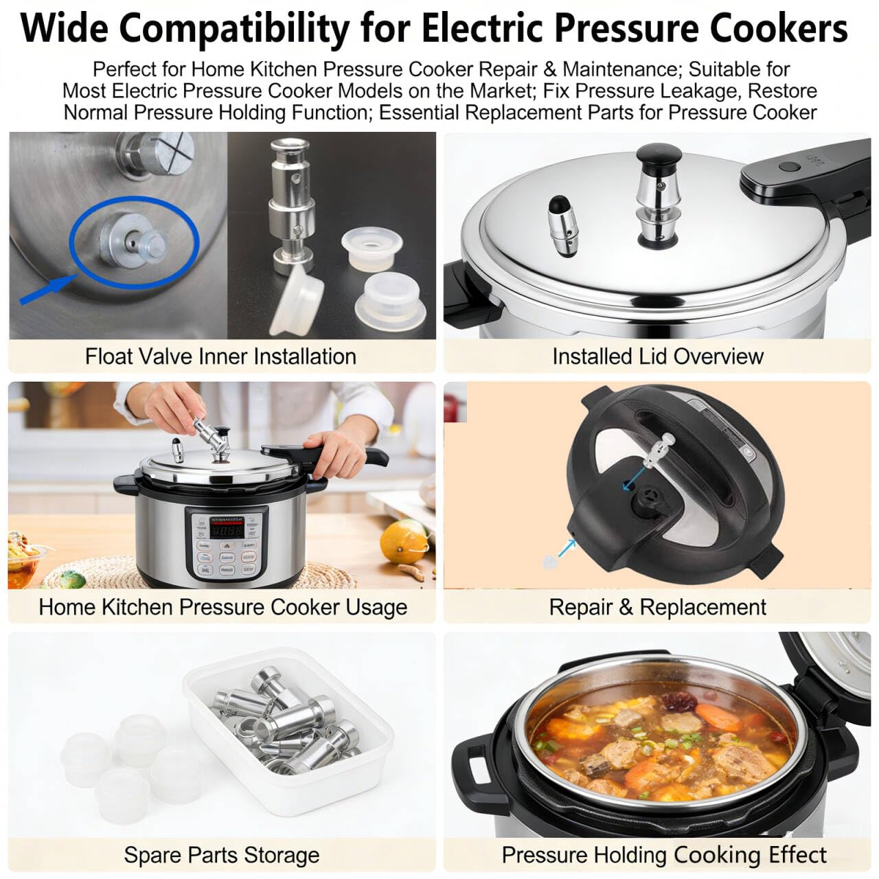 2'li paket Instant Pot Float Valve Instant Pot için yedek parçalar