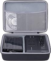 Vista 1 de co2CREA Funda rígida de repuesto para impresora fotográfica compacta inalámbrica Canon SELPHY CP1500/CP1300/CP1200, carcasa negra