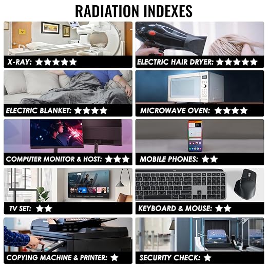Medidor EMF 3 en 1 con alarma y batería recargable miniatura 6