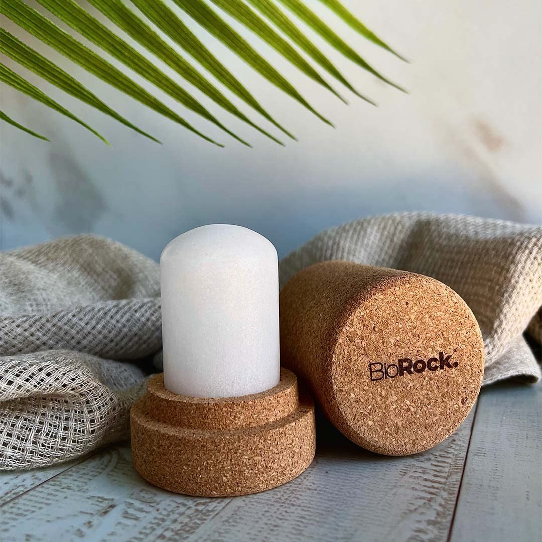BioRock. Crystal Natural Deodorant Stone - * 2 Packs Unscented Plastic and Aluminum Free Salt Stick for Women & Men Eco-Friendly Sustainable Zero Waste 4.25 oz * 2