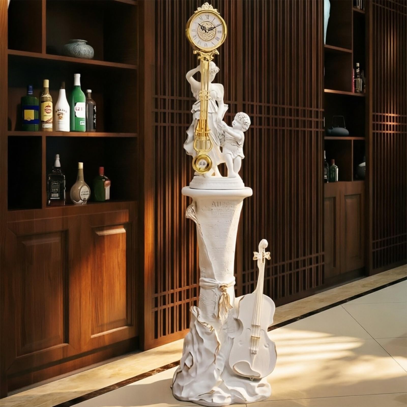 Decorativo Reloj de suelo estilo europeo musical pie para la oficina