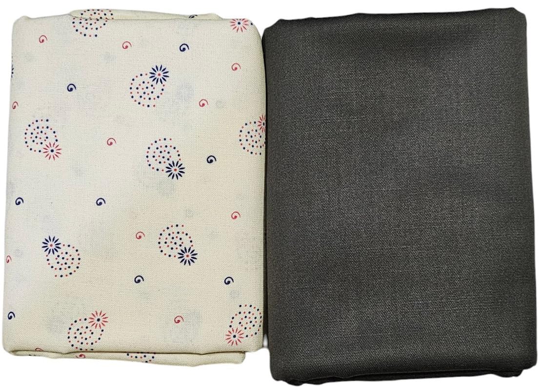 mans fab Shirt & Trouser Fabric in Velvet Box Packing (Shirt-2.35 m, Pant-1.25 m) Blue-21-picture-54