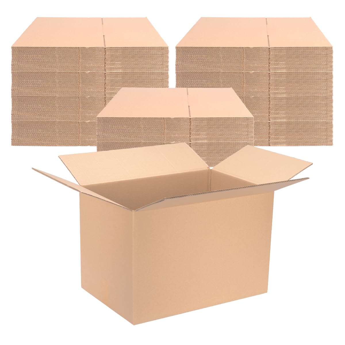 verpacking 300 Caja de cartón plegable Cajas de Cartón la caja, distintos tamaños Cajas de Cartón Ondulado 1 y 2, Braun - 2-wellig, 600 x 400 x 400 mm 2-Wellig [KK-107]