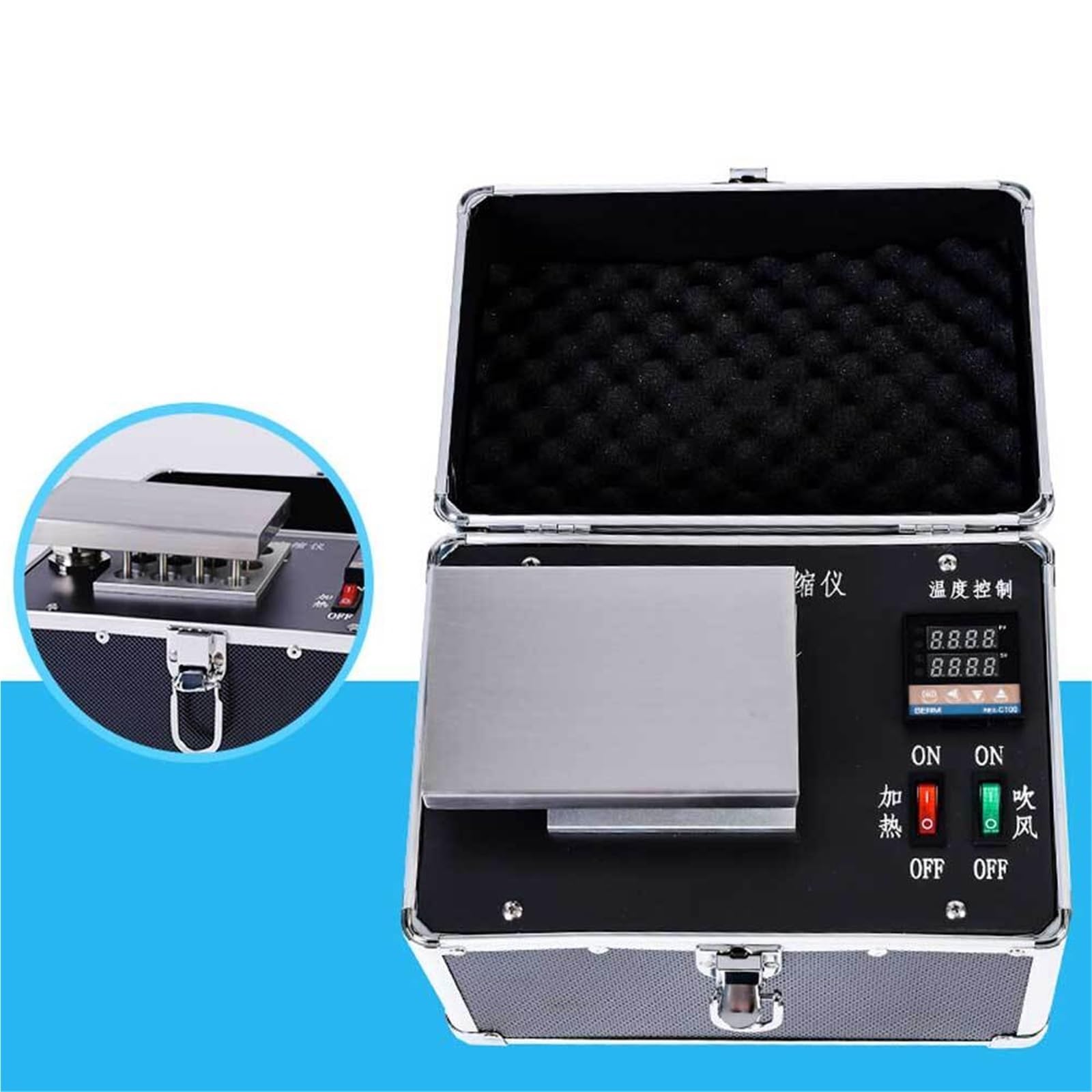 Instrumento de soplado nitrógeno seco, instrumento concentración muestra, secado aire automático temperatura constante laboratorio 12 orificios Instrumento de medición