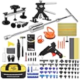 Super PDR Paintless Dent Repair Kit – Complete Car Dent Puller Tool Set with Slide Hammer, T-Bar, Bridge Puller & Lifter – Fix Auto Body Hail Damage, Door Dings, and Car Panel Dents