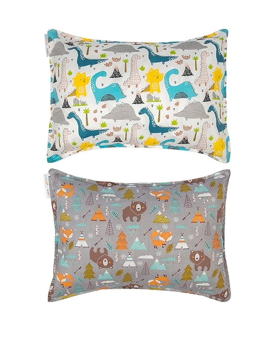 ALVABABY儿童棉质枕套两件装适合13