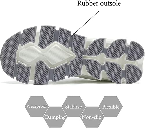 Miniatura 4 de Tenis para correr para mujer, zapatos deportivos para caminar, cómodos, a la moda, antideslizantes, para trabajo, gimnasio, entrenamiento