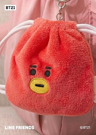 LINE FRIENDS BT21 Big and Tiny Pouch Keyring