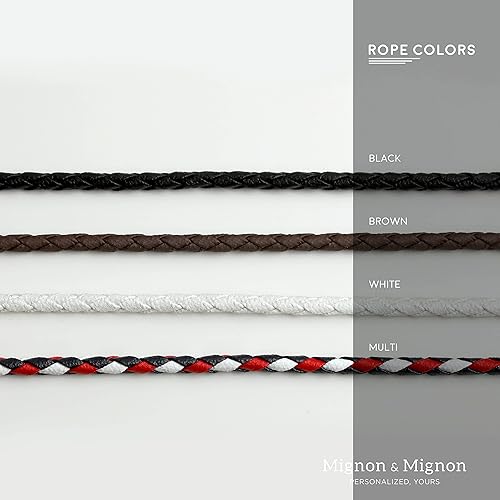 Miniatura 6 de MignonandMignon Personalized Couple Matching Leather Bracelets, Father's Day Gifts, Custom Engraved Friendship Bracelet for Men, Boyfriend, or Best