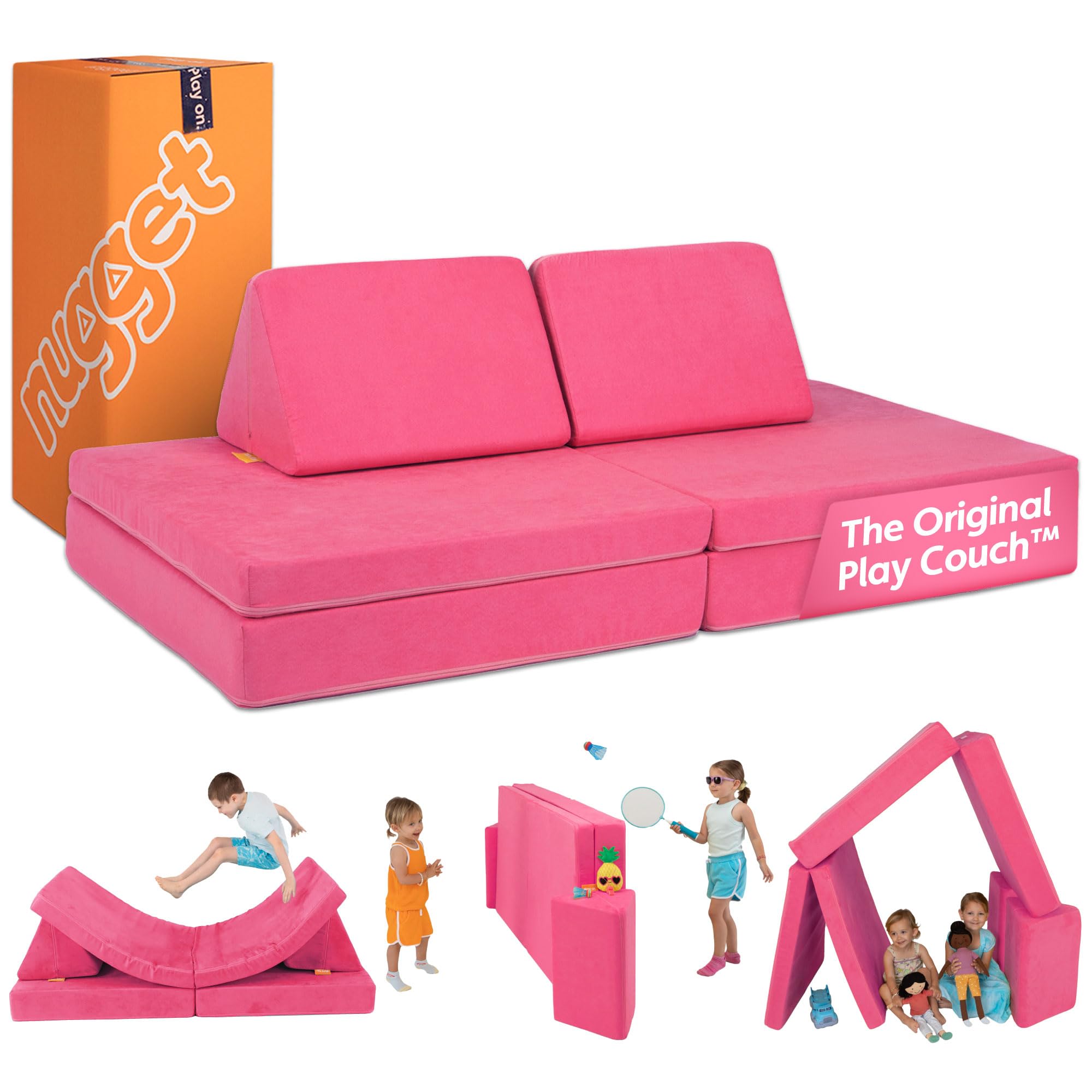 Nugget - The Original Play Couch for Kids - Modular Foam Children's Sofa