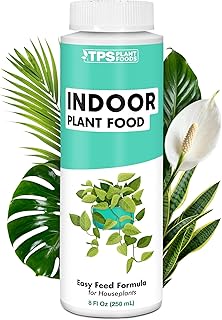Indoor Plant Food – Liquid Fertilizer for Houseplants, New Growth, Greener Leaves, and Strong Roots, 8oz