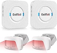 Vista 13 de CallToU Alarma inalámbrica con sensor de movimiento, detector de alarma de movimiento para interiores, alarmas de cama para pacientes ancianos