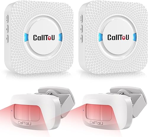 Vista 12 de CallToU Alarma inalámbrica con sensor de movimiento para interiores, detector de movimiento con alarma, alarmas de cama para pacientes ancianos