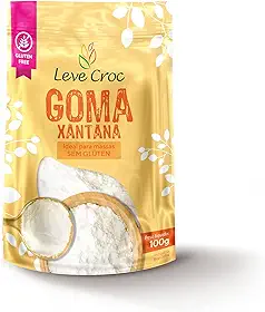 Goma Xantana 100g - Sem Glúten - Leve Croc - Ideal para massas
