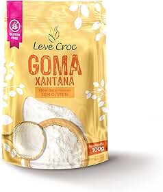 Goma Xantana 100g - Sem Glúten - Leve Croc - Ideal para massas