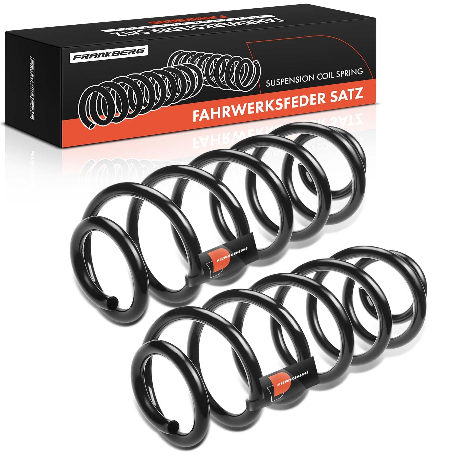 Frankberg 2 muelles de suspensión para eje trasero RH6597 | Compatible con: A3 8P1, A3 Sportback 8PA