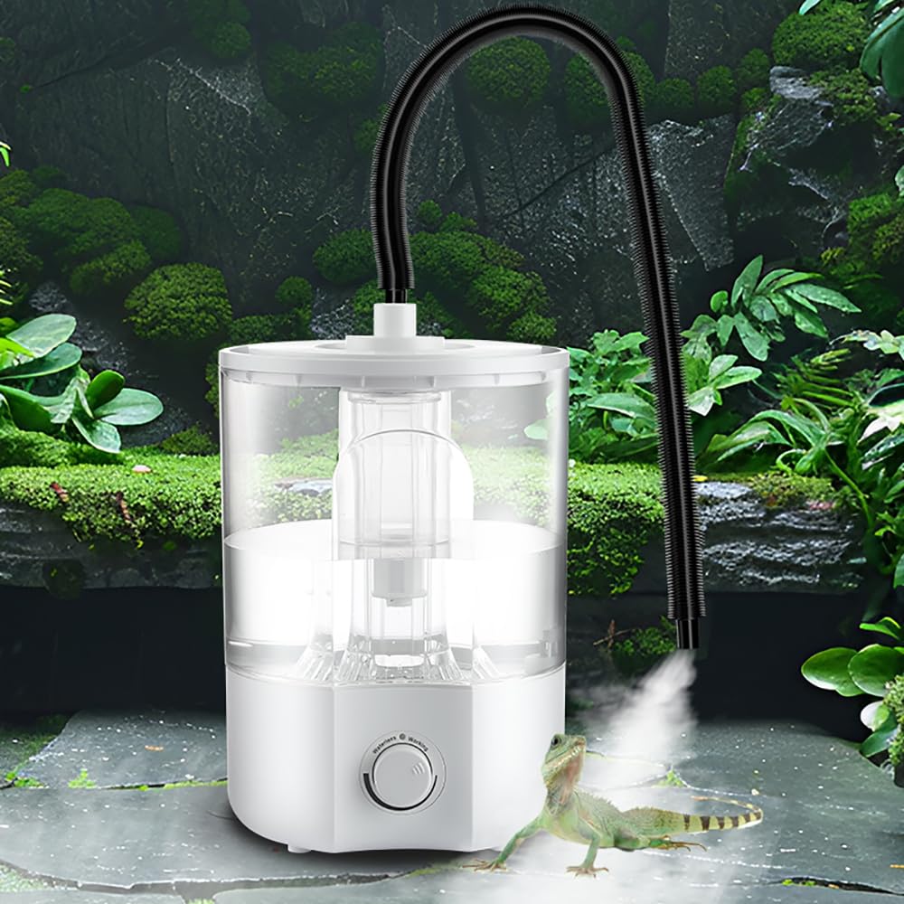 爬虫類加湿器 植物用加湿器 フォグマシン 3L大容量 静音 長時間加湿 Amazon.co.jp: Moongiantgo 爬虫類加湿器 植物用加湿器 フォグマシン