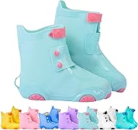 Vista 9 de Cubiertas para zapatos de lluvia para niños, impermeables, para niños y niñas, reutilizables