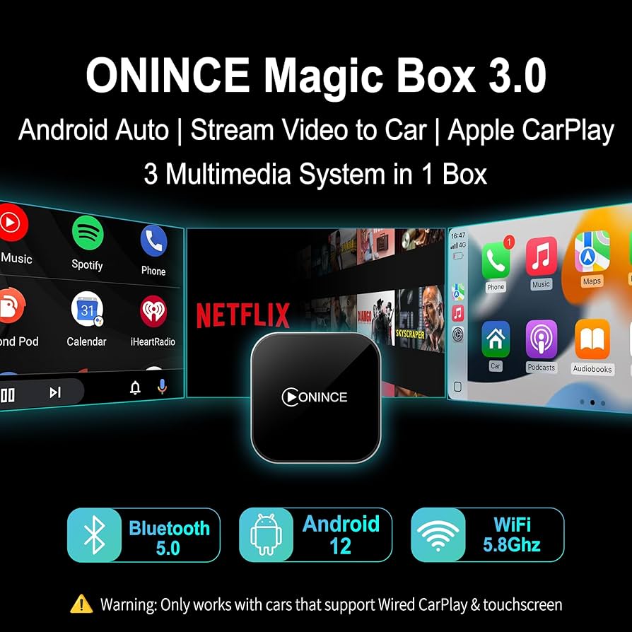 Amazon.com: CarPlay AI Box 2025 Upgrade – Magic Box 3.0 with