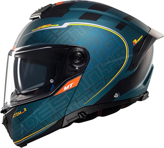 Casco Mt Atom 2 Sv Destiny /Amarillo Mate S
