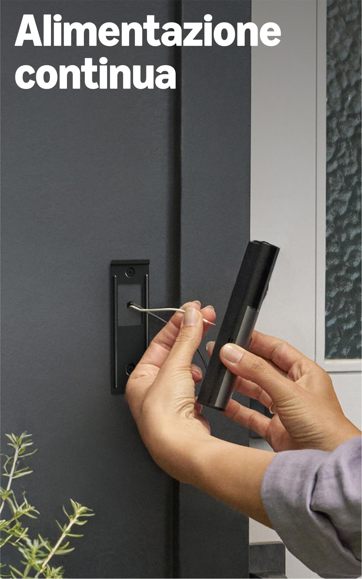 Videocitofono Pro cablato (Ring Wired Video Doorbell Pro, ultimo modello) Installazione cablata, Campanello con videocamera, Retinal 4K, Zoom10x, Prova gratuita di 30 giorni piano d'abbonamento Ring