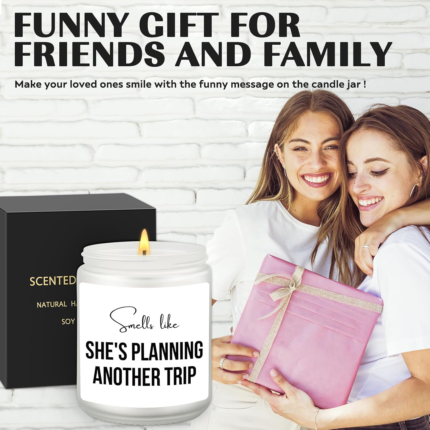 Smells Like She's Planning Another Vacation Candle, Traveler Gifts