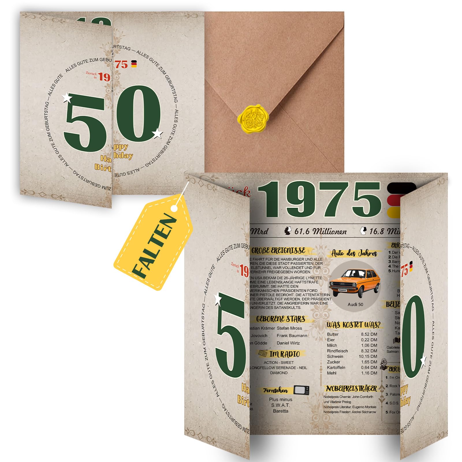 Sugeru® Greeting Card with Envelopes, Money Gift, Wedding