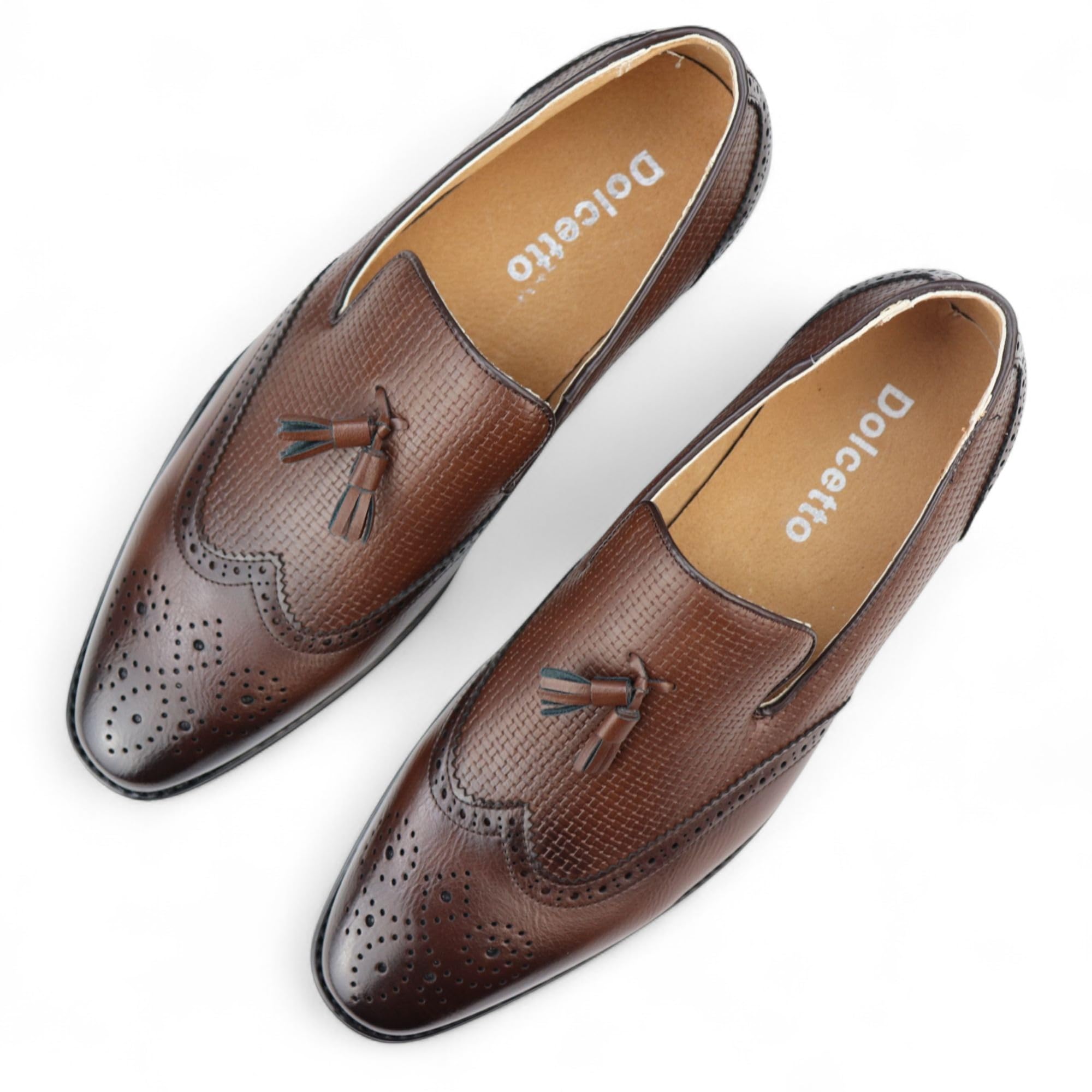 Mocasines Dolcetto para Hombre con Borlas, Estilo Mocasín Elegante y Fácil de Poner.