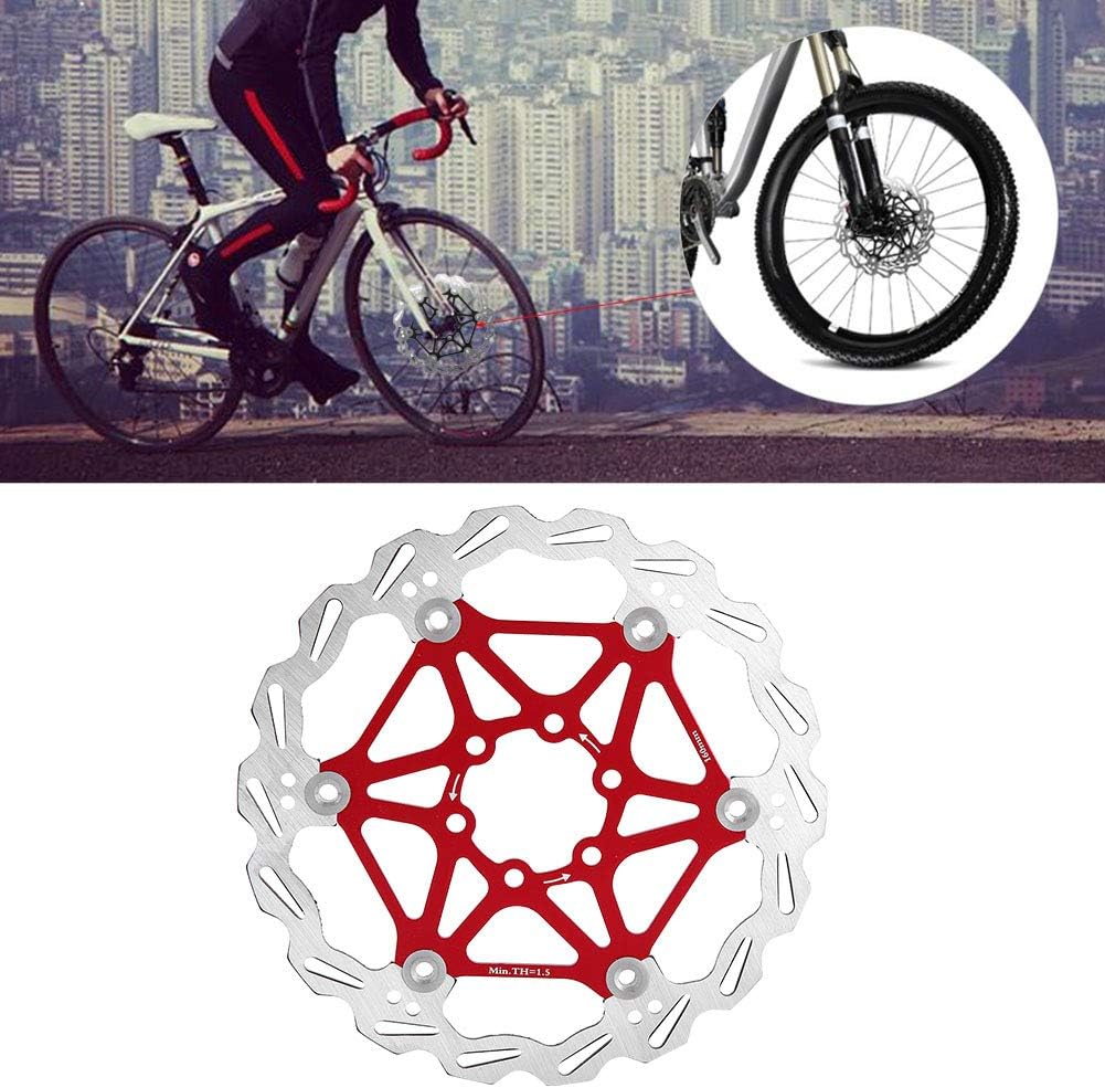 Karlak Mountain Bike Floating Brake Disc Pad 160/180/203mm, Colorful and Durable, Ideal for Wet and Dry Conditions, Perfect for Cycling Accessories