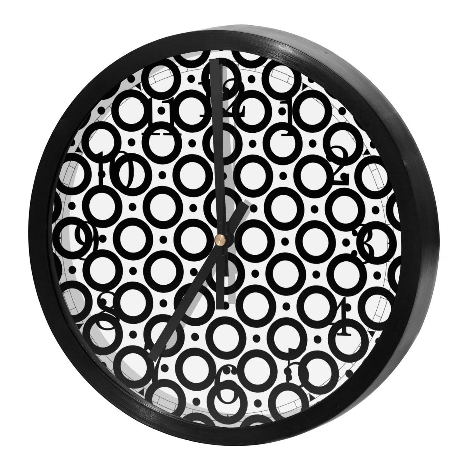 Horloge murale silencieuse à piles ronde pour éliminer les bruits de tic-tac