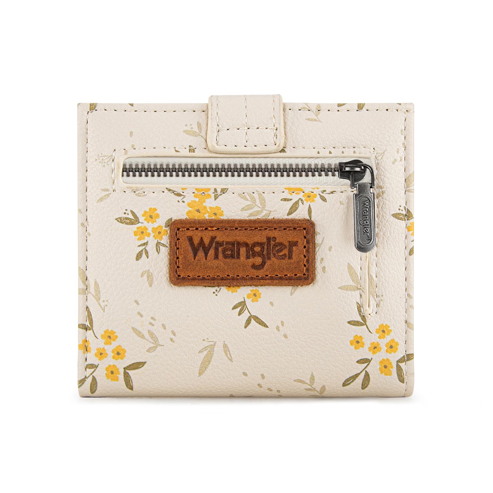 Montana West X Wrangler Small Wallet Bifold Cute Wallet for Womens Girls RFID Money Organizers with Zipper Coin