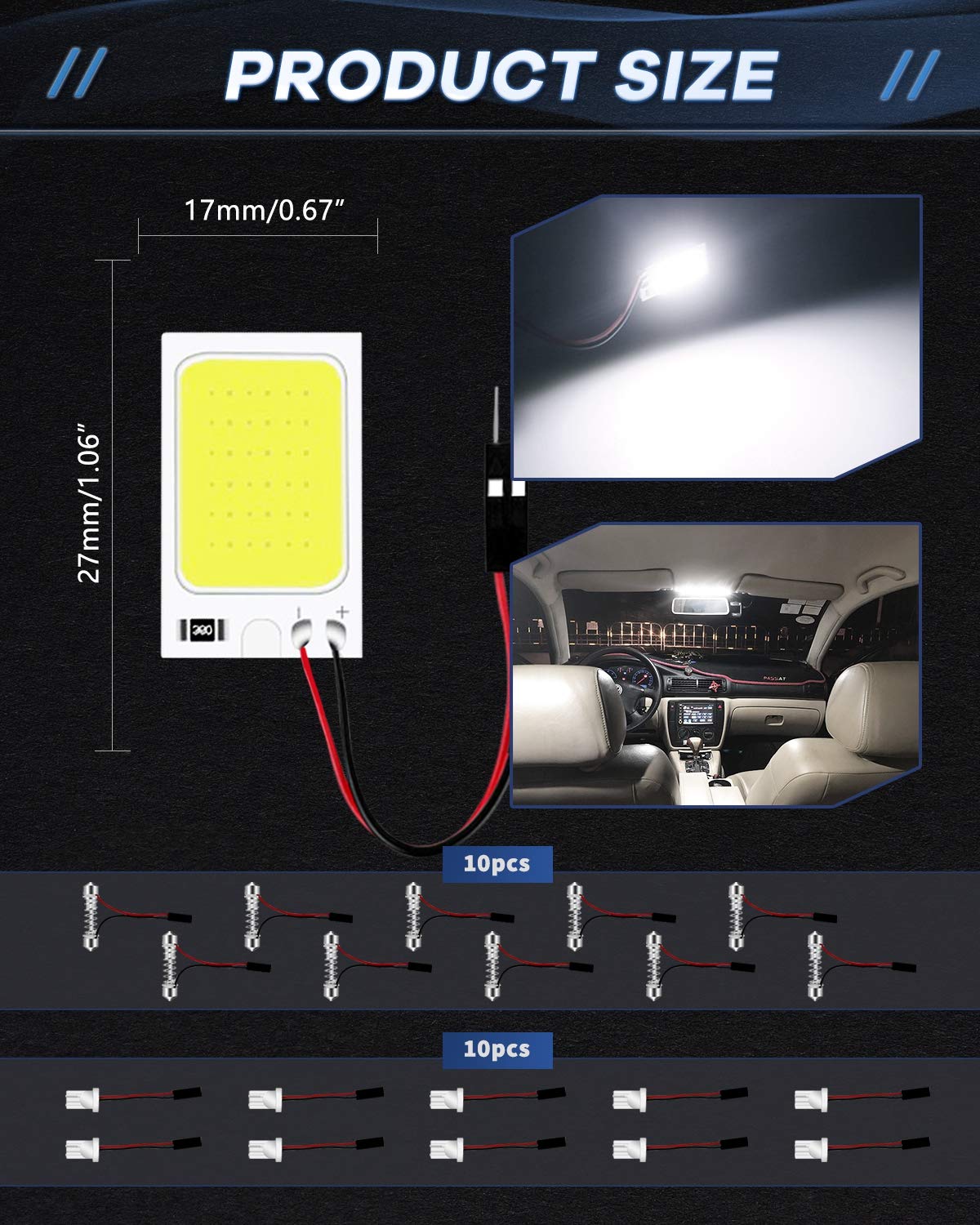 Pannello LED COB 84 LED Per Auto E Camion - Luce Cupola 12V/24V, Alta Luminosità, Facile Installazione - Foto 13
