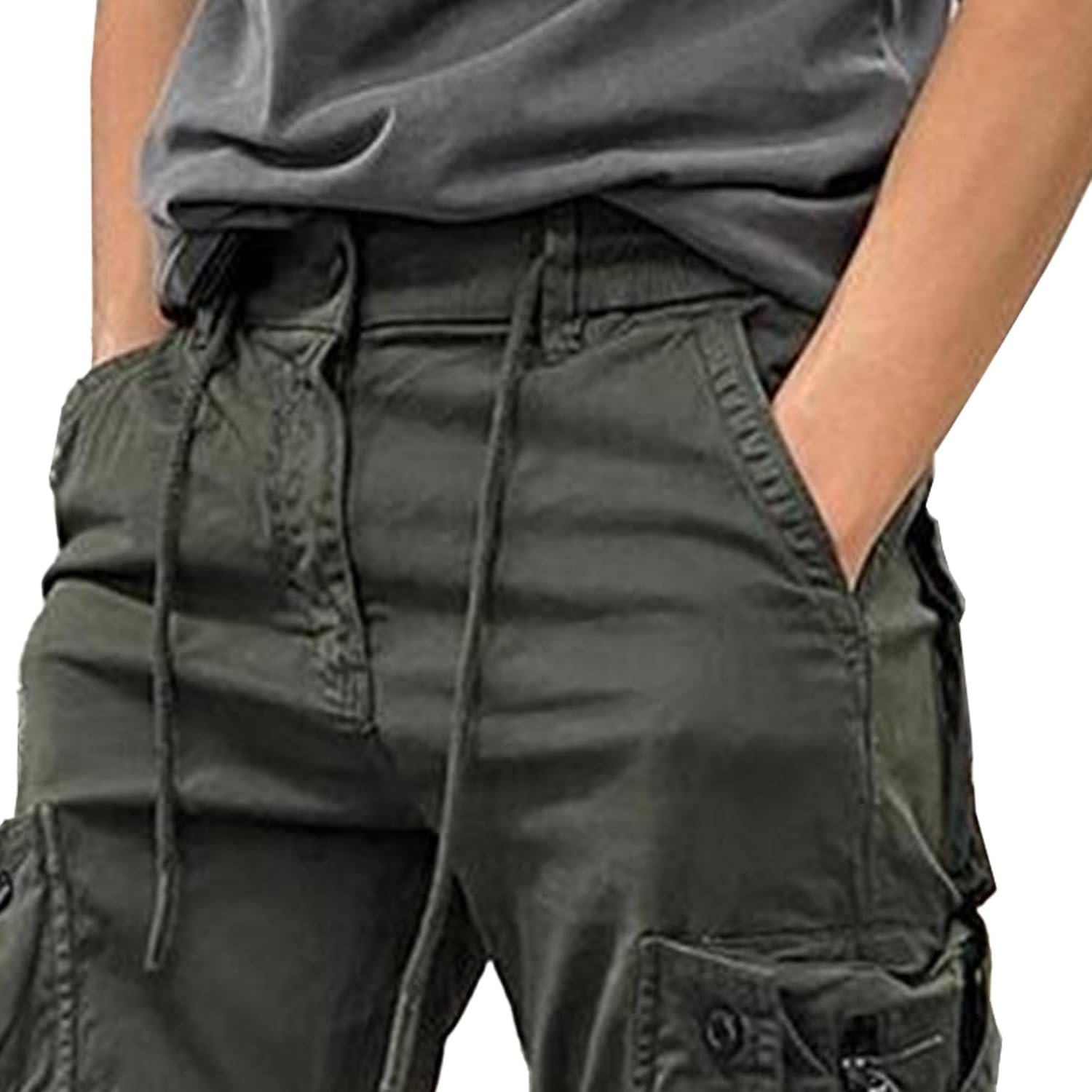 Men's Casual Slim Fit Cargo Pants Daily Work Athletic Trousers Outdoor Fashion Streetwear Hiking Pant