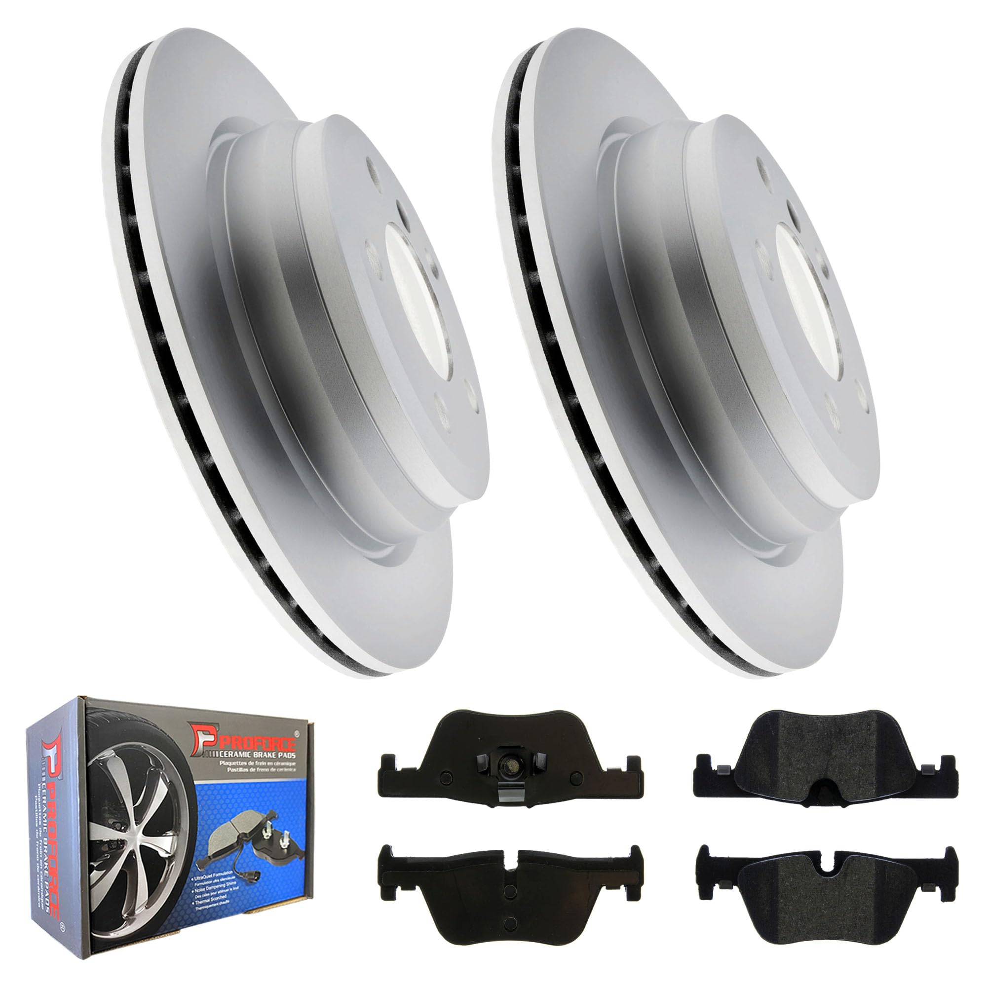 Amazon.com: Stirling [REAR] Anti-rust Brake Rotors And Ceramic 