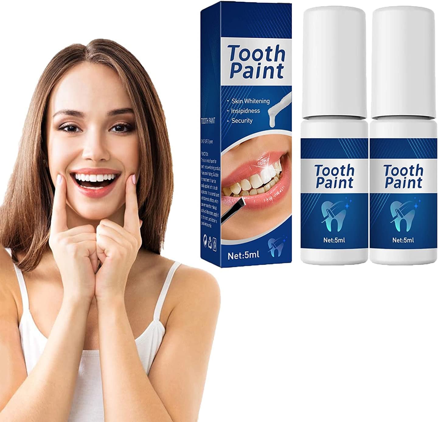 MKOP New Tooth Paint, Instant Whitening Paint for Teeth, Tooth Polish