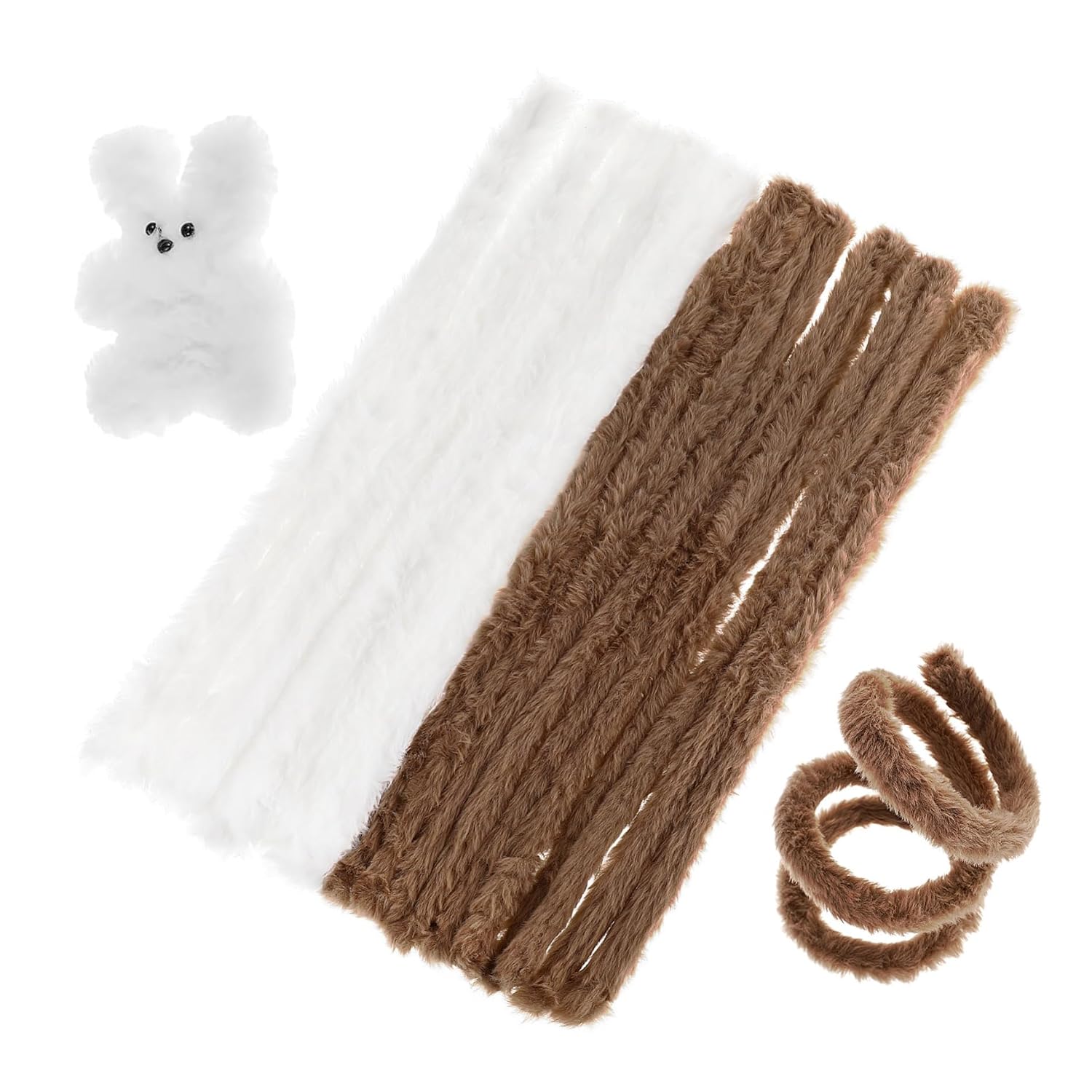 10pcs Soft Chenille Stems for DIY Crafts Pipe Cleaners for Halloween Boys and Girls Projects Easy to Shape and Bend for Creative Art Supplies