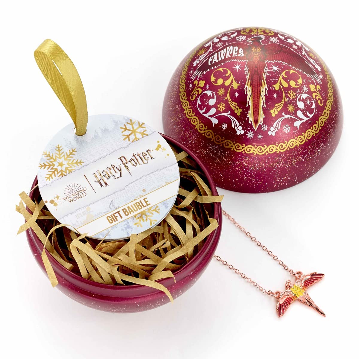 THE CARAT SHOP, Harry Potter Fawkes Christmas Ball