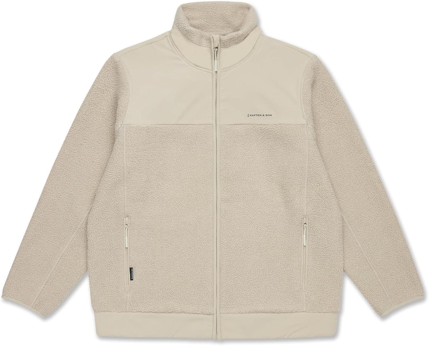 Kapten & Son TEDDY FLEECE VEST - Veste Sans Manches - Sandstone/beige