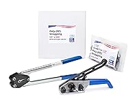 Vista 13 de IDL Packaging Kit de flejado de polietileno (PP) de grado industrial de 1/2 pulgada x 200 pies, resistencia a la rotura de 300 libras, solución