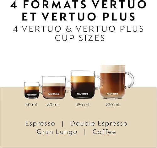 Vista 31 de Nespresso VertuoPlus paquete de lujo negro por Breville